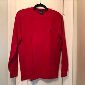 Men’s polo waffle shirt